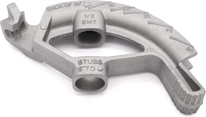 Fuzbaxy 1/2-inch EMT Conduit Pipe,Conduit Hand Bender Tool for 1/2 in. EMT Pipes,Bender Head Aluminum - Image 1